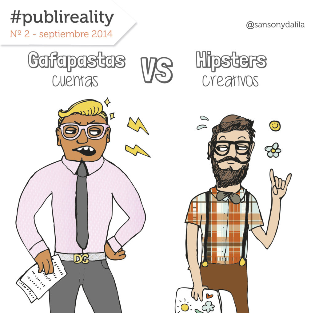 Publireality #2: los Gafapasta contra los Hipster